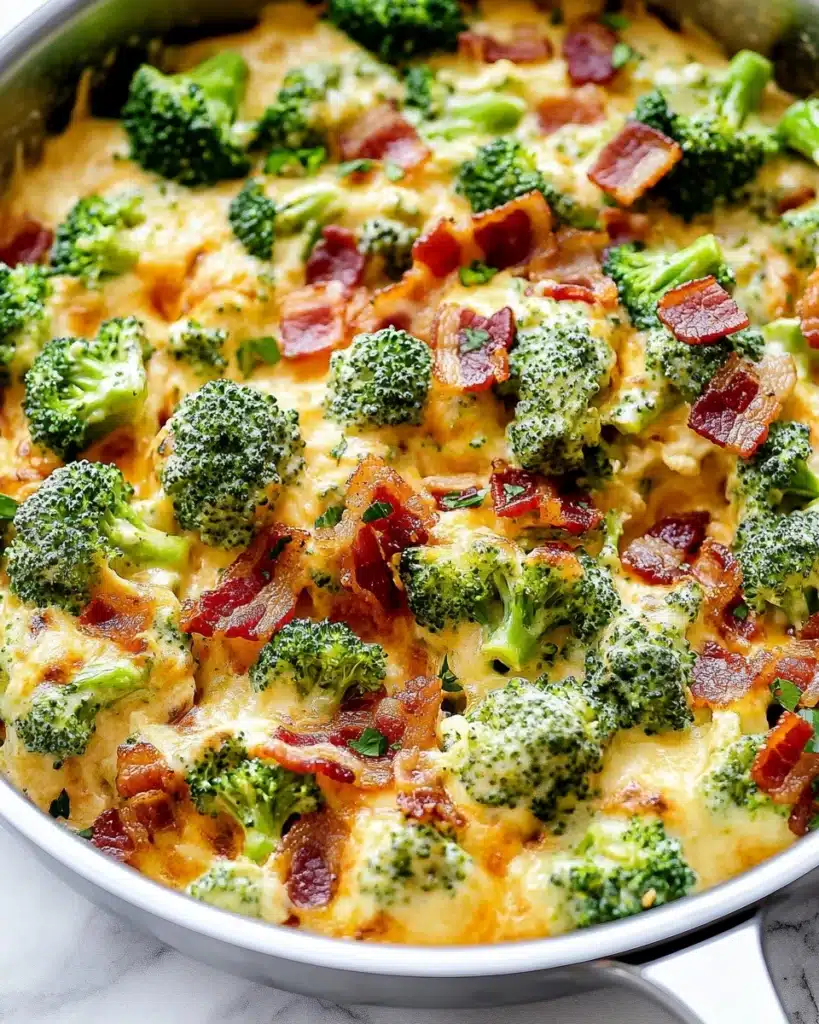 Creamy Garlic Parmesan Broccoli Recipe