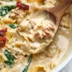 Slow Cooker White Lasagna Soup Recipe