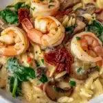 Garlic Orzo Tuscan Shrimp Recipe