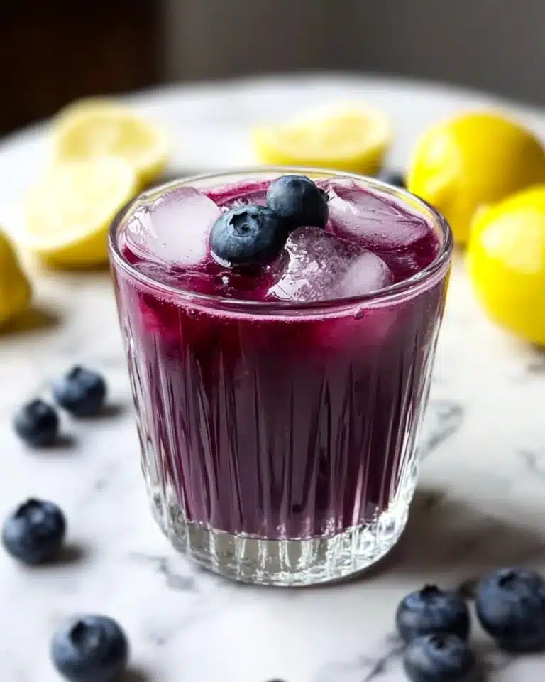 Antioxidant Blueberry-Lemon Green Tea Recipe