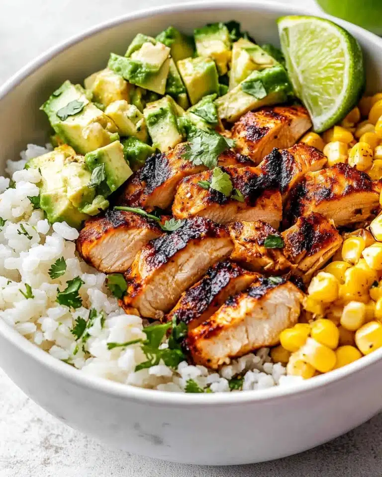 Honey Chipotle Chicken Rice Bowls Recipe