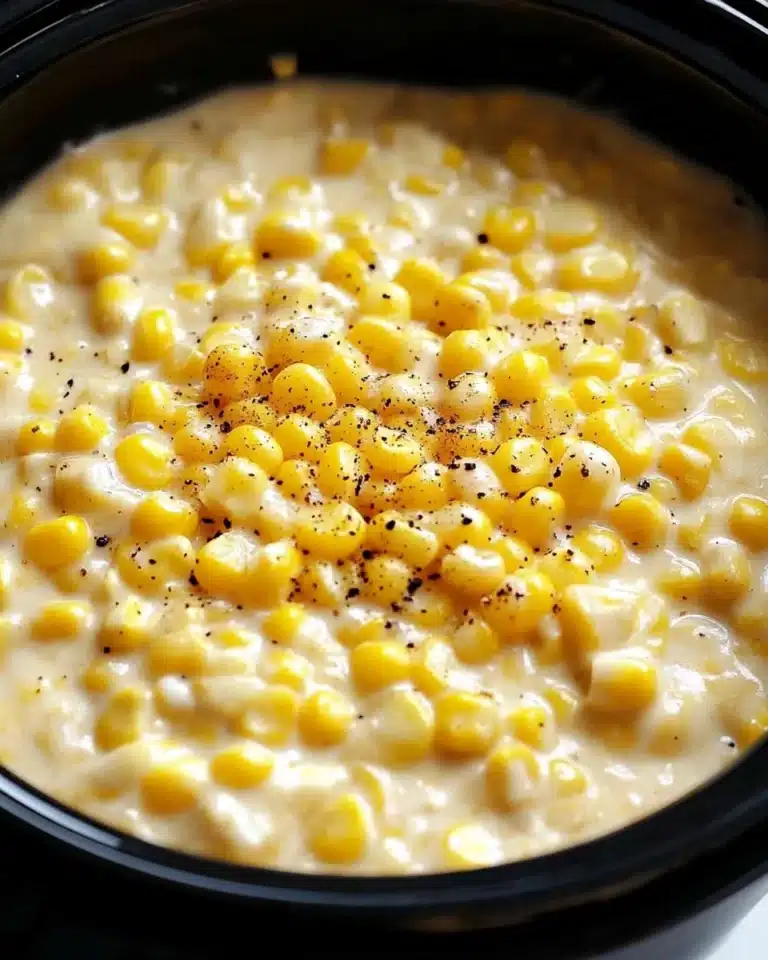 Slow Cooker Creamy Cheesy Corn Recipe