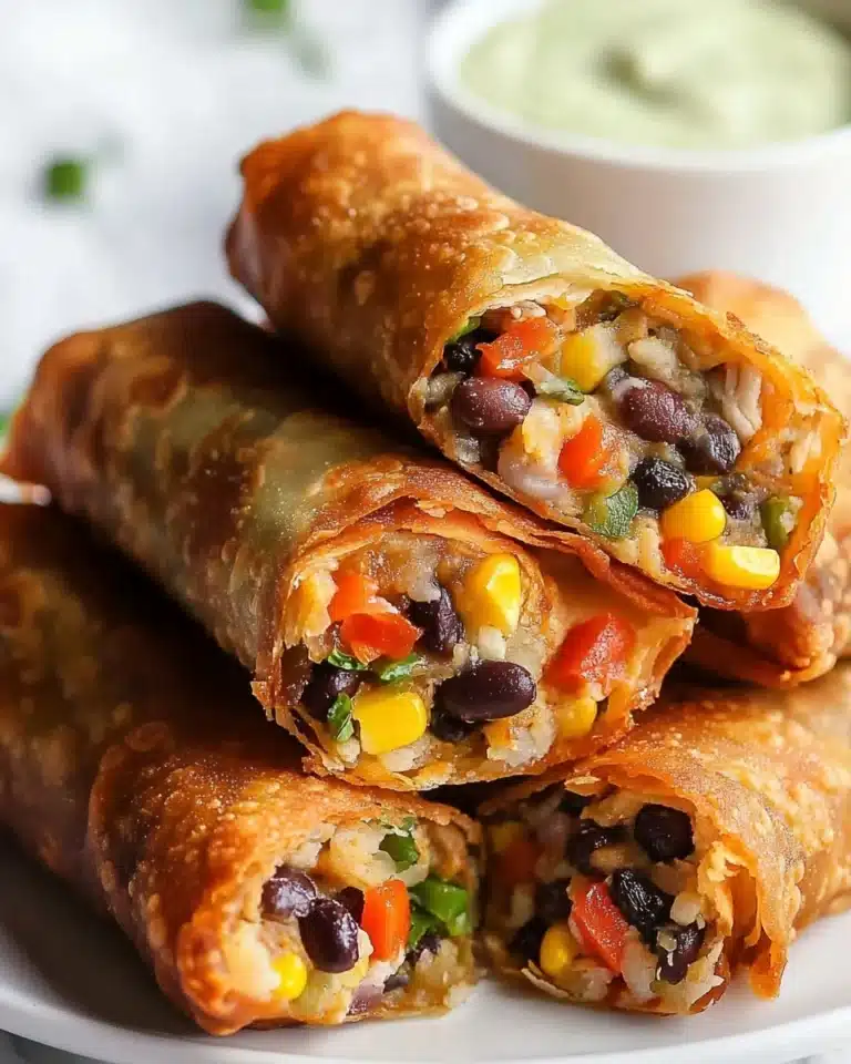 Southwest Chicken Egg Roll Recipe
