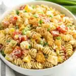 Popcorn Chicken Bacon Ranch Pasta Salad Recipe