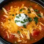 Crock Pot Chicken Fajita Soup Recipe