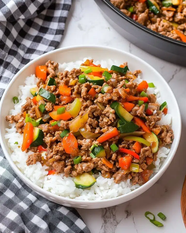 Ground Turkey Stir Fry Recipe