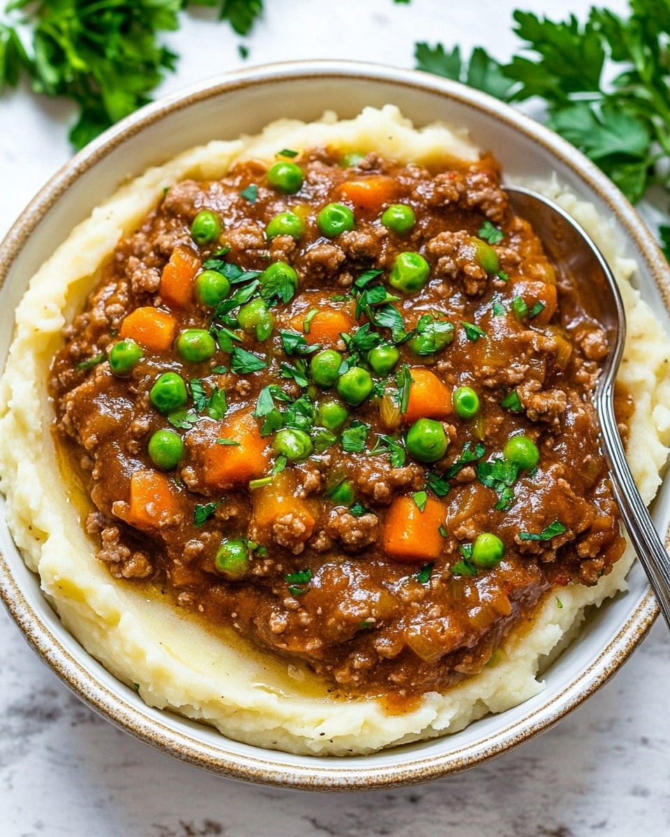 Deconstructed Shepherd’s Pie, shepherd’s pie without layering, easy shepherd’s pie, quick comfort food recipes, hearty weeknight dinner