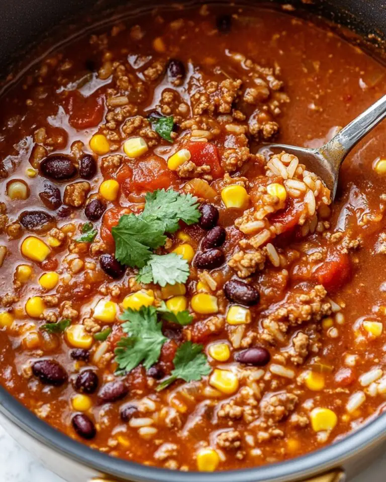 Mexican Beef and Rice Soup Recipe