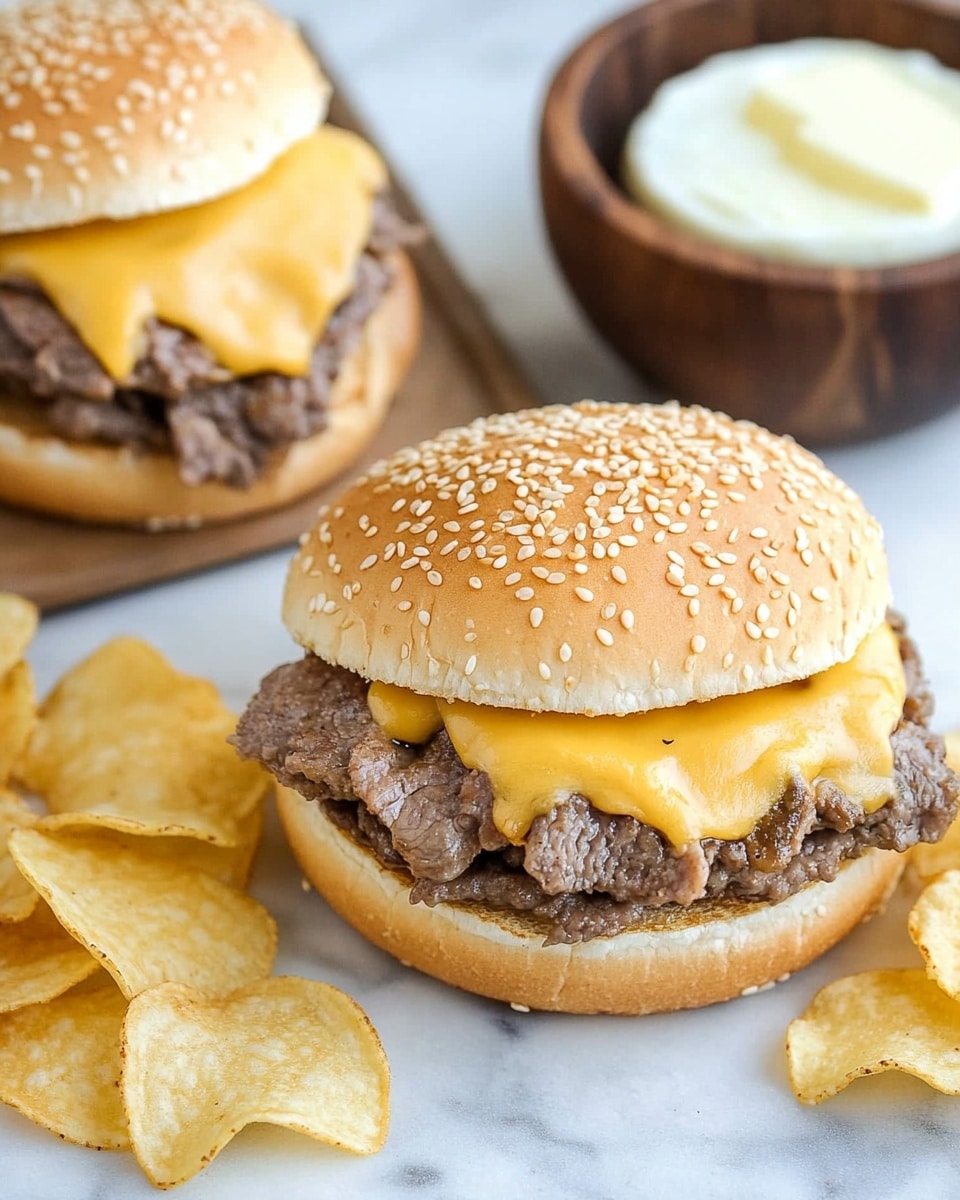 Instant Pot Beef and Cheddar Sandwiches Recipe - Recipe Image