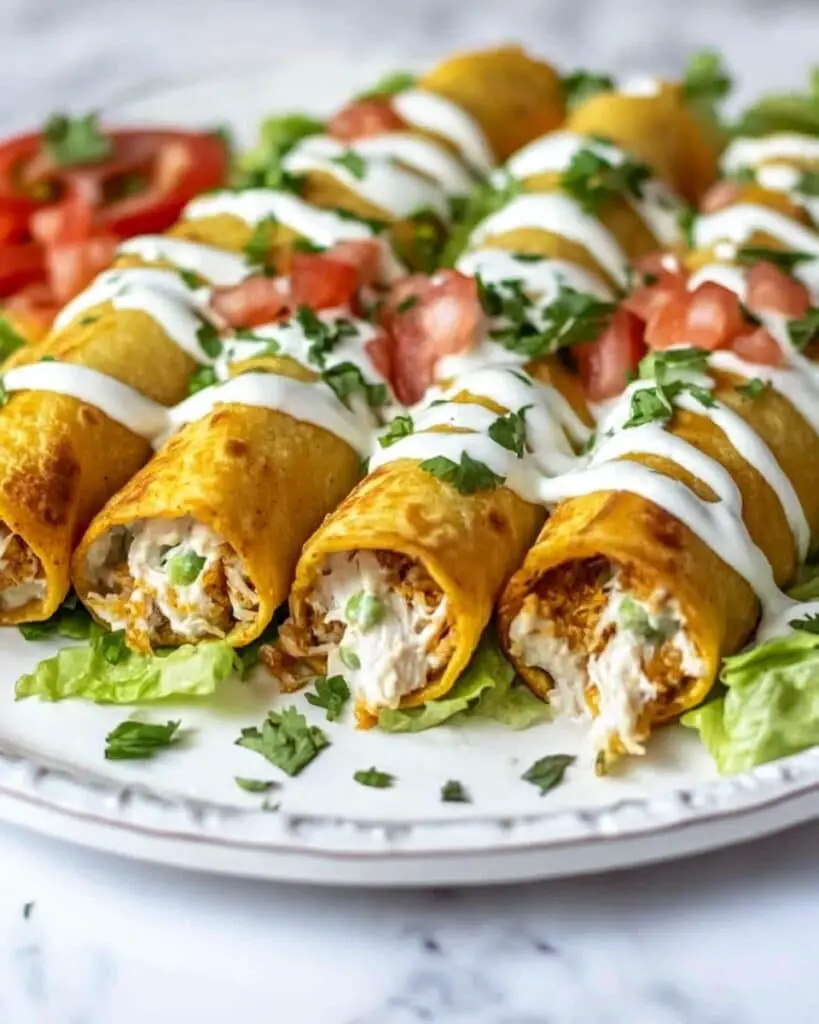 Keto Chicken and Cheddar Taquitos Recipe