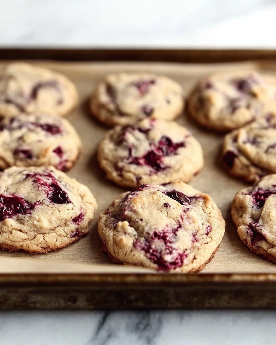 Raspberry Chocolate Chunk Cookies Recipe - Recipe Image