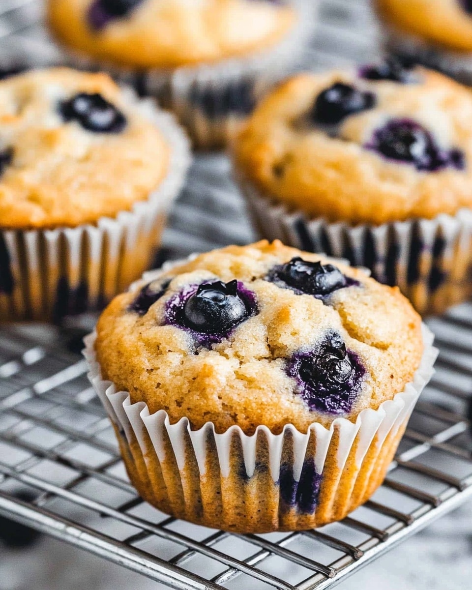 Greek Yogurt Blueberry Muffins Recipe - Recipe Image