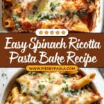 Spinach & Ricotta Pasta Bake Recipe