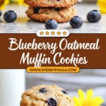 Blueberry Oatmeal Muffin Cookies Recipe