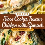 Slow Cooker Creamy Tuscan Chicken Recipe