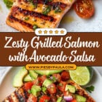 Grilled Salmon with Avocado Salsa Recipe