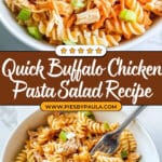 Buffalo Chicken Pasta Salad Recipe