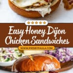 Honey Dijon Chicken Cutlet Sandwiches Recipe