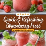 Easy Strawberry Frosé Recipe
