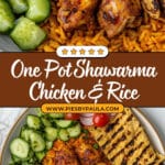 One Pot Shawarma Chicken and Rice Recipe