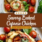 Baked Caprese Chicken Recipe