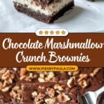 Brownie Marshmallow Crunch Bars Recipe