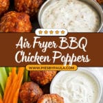 Air Fryer BBQ Chicken Poppers Recipe