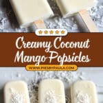 Coconut Mango Popsicles Recipe