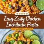 Zesty Chicken Enchilada Pasta Salad Recipe