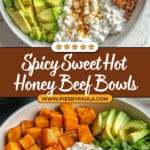 Hot Honey Ground Beef Bowls Recipe