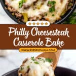 Philly Cheesesteak Casserole Recipe