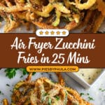 Air Fryer Curly Zucchini Fries Recipe