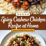 Spicy Cashew Chicken Recipe
