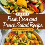 Sweet Corn Salad with Peaches Recipe