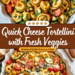 Cheese Tortellini with Summer Veggies Recipe