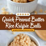 Rice Crispy Peanut Butter Balls Recipe