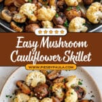 Mushroom Cauliflower Skillet Recipe