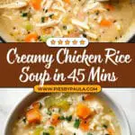 Creamy Chicken and Rice Soup Recipe