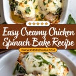 Chicken Spinach Bake Recipe
