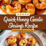 10 Minute Honey Garlic Shrimp Recipe