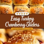 Turkey Cranberry Sliders Recipe