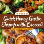 Honey Garlic Butter Shrimp and Broccoli Recipe