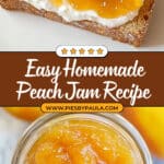 Easy Homemade Peach Jam Recipe