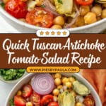 Tuscan Artichoke Tomato Salad Recipe