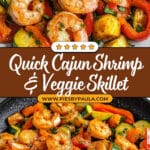 Easy Shrimp Vegetable Skillet Recipe