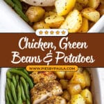 One-Pan Italian Chicken with Potatoes and Green Beans Recipe