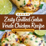 Grilled Salsa Verde Chicken with Pepper Jack Recipe