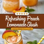 Peach Lemonade Slush Recipe