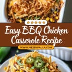 Shredded BBQ Chicken Casserole Recipe