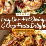 One Pot Marry Me Shrimp and Orzo Pasta Recipe